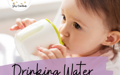Helping your little one drink water